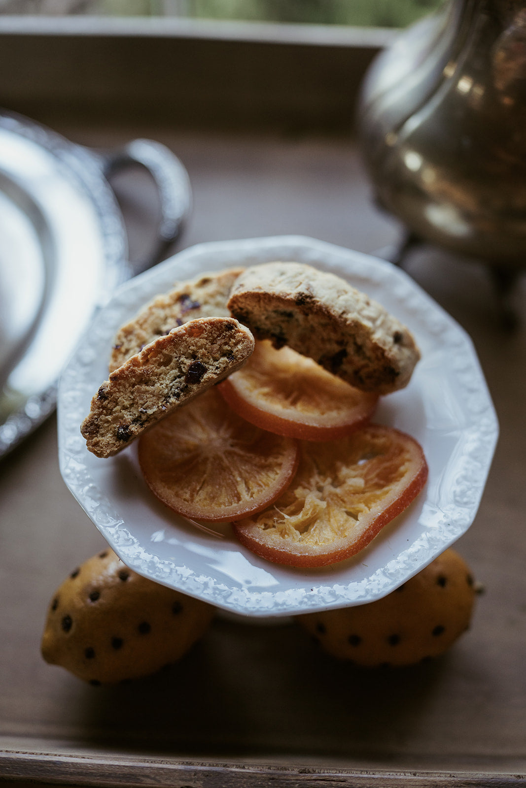 Cranberry Orange Pistachio Biscotti