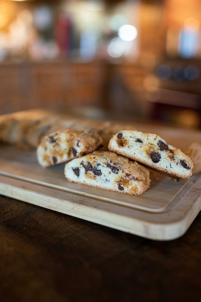 Butterscotch Chocolate Chip Biscotti