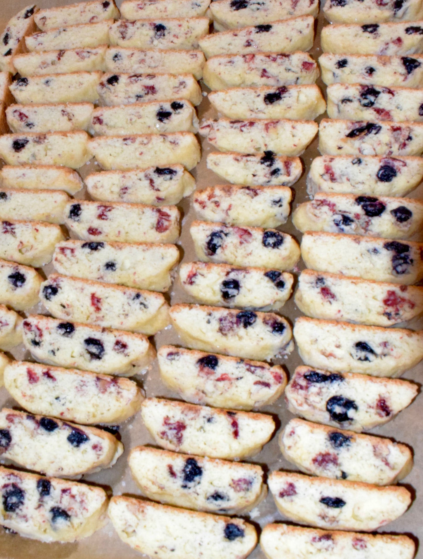 July Feature: Red, White & Berry Biscotti