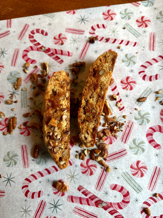 Caramel Pecan Biscotti