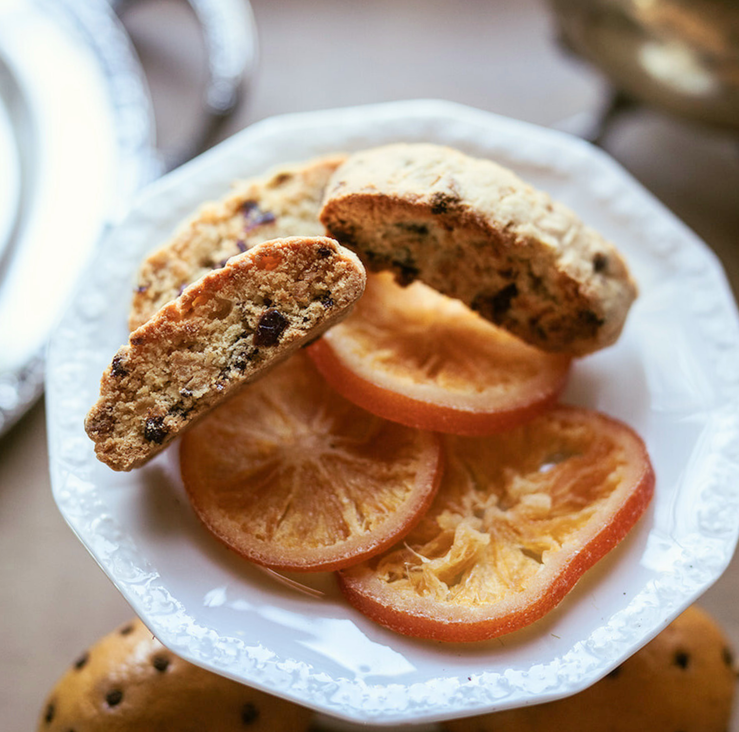 Cranberry Orange Pistachio Biscotti